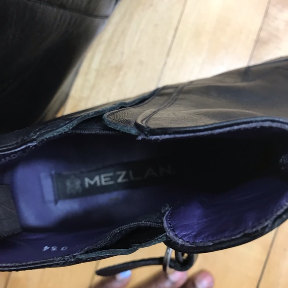 Mezlan Men’s Ankle Buckle Leather Boots Sz 10 - Picture 4 of 6